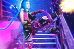 Cosplay cô nàng nghịch ngợm Jinx chuẩn không cần chỉnh trong Liên Minh Huyền Thoại