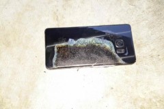 Galaxy Note 7 lại cháy, lần này phá cả xe và phòng khách sạn