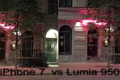 iPhone 7 thử sức chụp đêm với Lumia 950