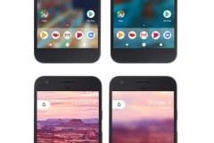 Loạt ảnh rõ nét mới của Google Pixel và Pixel XL, giao diện với icon tròn