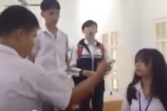 Nam sinh Sơn La tát bạn gái trong lớp học gây phẫn nộ
