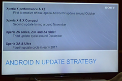 Sony sẽ cập nhật Android 7.0 Nougat cho smartphone của mình trong tháng 10