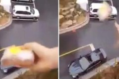 Vợ đưa đồ ăn cho chồng mang đi làm theo cách có 1 không 2