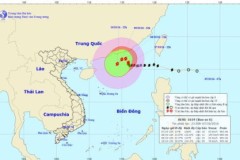Tin mới nhất bão trên Biển Đông cơn bão số 6 cuối ngày 7/10