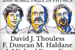 Giải Nobel Vật lý 2016 về tay bộ ba nhà khoa học