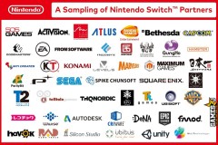 Nintendo Switch sẽ hỗ trợ những tựa game tới từ các nhà sản xuất nào?