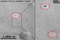 Tàu NASA tìm thấy robot đổ bộ vùi xác trên sao Hỏa