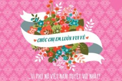 Ghi điểm với chị em phụ nữ bằng những lời chúc 20/10 lãng mạn và ý nghĩa nhất