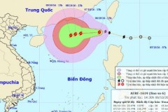 Bão Aere đã vào Biển Đông