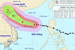 Bão số 7 giật cấp 17 tiến thẳng Quảng Ninh - Nam Định