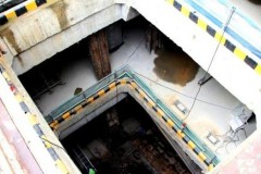 Cận cảnh nhà ga ngầm Metro: Công trường khổng lồ dưới lòng đất