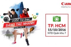 Canon PhotoMarathon 2016 diễn ra tại TP.HCM, thu hút 3.000 thí sinh tham gia