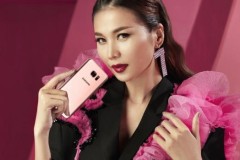 Chiêm ngưỡng vẻ đẹp của Galaxy S7 Edge Pink cùng Thanh Hằng