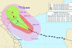 Cơn bão số 7 có thể vào Quảng Ninh - Hải Phòng
