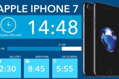 Đánh giá chi tiết thời lượng pin của iPhone 7