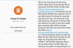 Galaxy S7 & S7 edge nhận bản cập nhật tính năng mới cho Always On