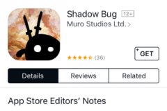 Mời tải về Shadow Bug, game hay cho iOS vừa bỏ thu phí