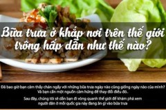 Người dân ở các quốc gia trên thế giới đang ăn gì vào bữa trưa của họ?
