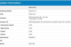 Rò rỉ cấu hình tầm trung của smartphone Nokia D1C