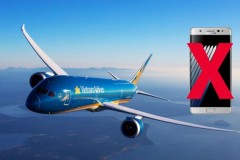 Samsung Galaxy Note 7 bị cấm hoàn toàn trên mọi chuyến bay của Vietnam Airlines