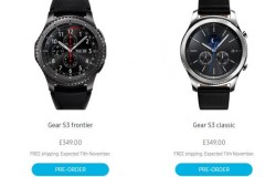 Samsung Gear S3 bắt đầu cho phép đặt hàng trước