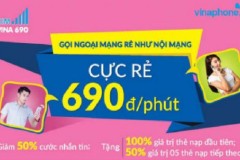 Sim Vina690 của VinaPhone với ưu đãi khủng cho khách hàng