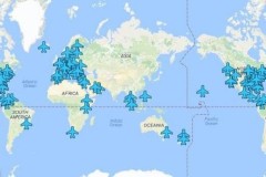 Tấm bản đồ hữu ích giúp truy cập wifi miễn phí ở mọi sân bay