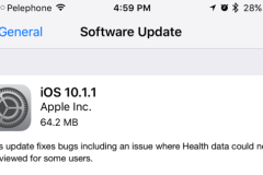 Bản cập nhật iOS 10.1.1 cho iPhone, iPad đã được tung ra