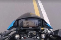 Xôn xao với đoạn video Suzuki Satria F150 FI đạt vận tốc 145 km/h