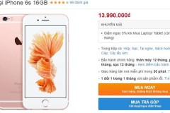 iPhone 6s bất ngờ được giảm giá sốc chưa từng thấy, lên đến 3 triệu đồng