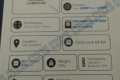 Rò rỉ smartphone mới của Vivo với camera trước lên đến 20 MP