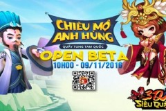 3Q Siêu Quậy - Open Beta tung loạt Vipcode dành tặng game thủ