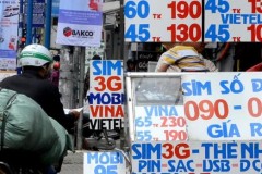Các đại lý ngưng nhập SIM di động mới
