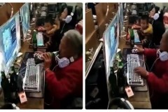 Chết cười với cụ bà dẫn cả nhà đến quán net chơi Liên Minh Huyền Thoại