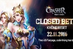 Crasher – Mãnh Chiến ấn định ngày Closed Beta Không Reset nhân vật, tung Giftcode hoành tráng
