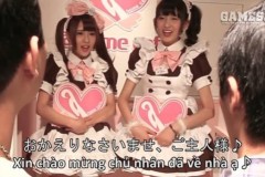 Hai chàng trai Việt Nam choáng ngợp khi đến quán cafe hầu gái ở Nhật Bản