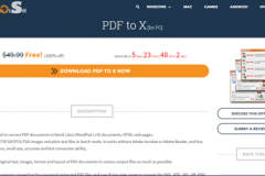 Hướng dẫn đăng ký bản quyền phần mềm PDF to X có giá $49.99