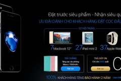 Mời đặt hàng ngay iPhone 7 và iPhone 7 Plus với khuyến mãi cực hấp dẫn