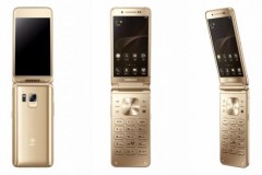 Samsung W2017 ra mắt: điện thoại vỏ sò chạy Android, giá gần 3000$