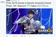 SKT T1 “bảnh chọe” trong ngày thắng lớn tại Lễ trao giải thưởng eSports Hàn Quốc 2016