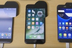 So sánh tốc độ sạc pin giữa iPhone 7 Plus, Pixel XL và S7 edge