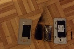 Thêm một điện thoại của Samsung vừa bốc cháy