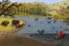 Tổ tiên cá hồi có hàm răng sắc nhọn dài 20cm