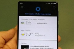 Xiaomi Mi Mix được cài đặt sẵn trợ lý Cortana như smartphone Lumia