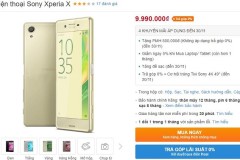Xperia X đã giảm giá sốc còn được tặng PMH 500 ngàn kèm đế sạc cực chất