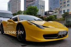 Sài Gòn: Ferrari 458 Italia xuống phố cuối tuần sau thời gian "ở ẩn"