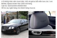 Bentley Continental Flying Spur Speed được rao bán hơn 4 tỷ đồng