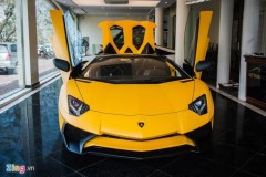 Siêu xe mui trần Lamborghini Aventador Roadster độc nhất VN