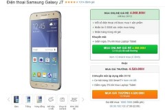 Galaxy J7 màn hình lớn, pin trâu, camera 13 MP vừa được giảm giá cực tốt