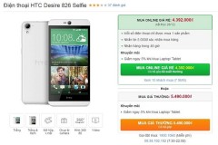 HTC Desire 826 Selfie tiếp tục giảm giá mạnh chào đón Giáng sinh